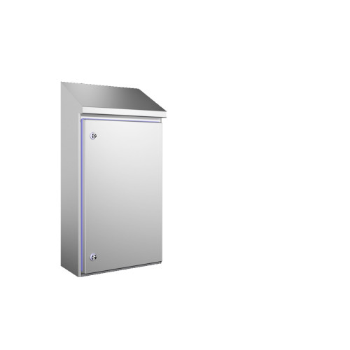 HD Compact enclosure, WHD: 390x650(H1)x769(H2)x210 mm, Stainless steel 1.4301