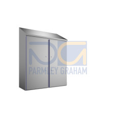 Compact enclosure, WHD: 1010x1050(H1)x1277(H2)x400 mm, Stainless steel 1.4301
