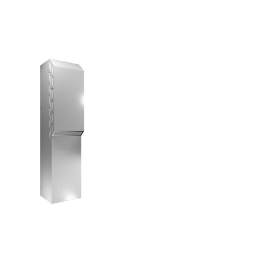 Cooling unit Blue e, wall-mounted, UL Type 3R/4, 2.43 kW, 405 x 1650 x 388 mm