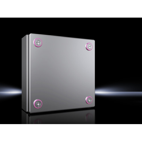 KX Terminal box, WHD: 200x200x80 mm, stainless steel 1.4301