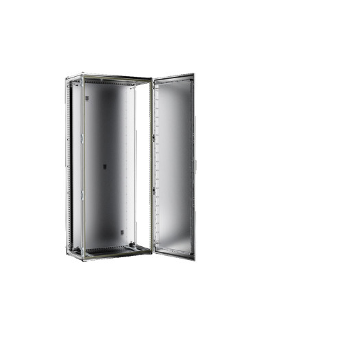 Baying enclosure system, WHD: 800x2000x600 mm, Sheet steel, EMC version