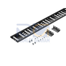 Cable route for VX IT, W x H: 145 x 2000 mm, RAL 9005