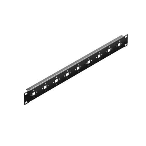 Mounting panel 482.6 mm (19''), 1 U, RAL 9005