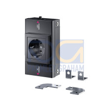 Socket box for LED system light, with earthing-pin (type F, CEE 7/3)