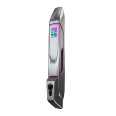 VX Comfort handle, for semi-cylinder, stainless steel