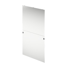 Side panel, horizontally divided, 2000x1200 mm, RAL 7035
