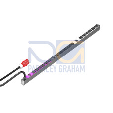 PDU basic 32A/3P CEE 24xC13+6xC19, 44x1495x70 mm, IEC 60320: 24x C13, 6x C19