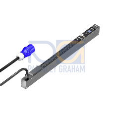 PDU metered 16A/1P CEE 12xC13+1xC19, 44x845x70 mm