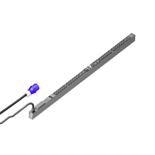 PDU metered 32A/1P CEE 24xC13+4xC19, 44x1495x70 mm