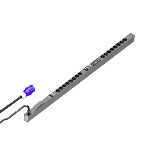 PDU metered 32A/1P CEE 12xC13+4xC19, 44x1295x70 mm