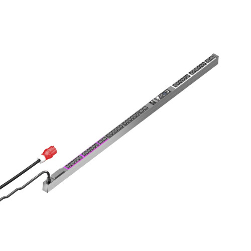 PDU metered 16A/3P CEE 36xC13+6xC19, 44x1895x70 mm