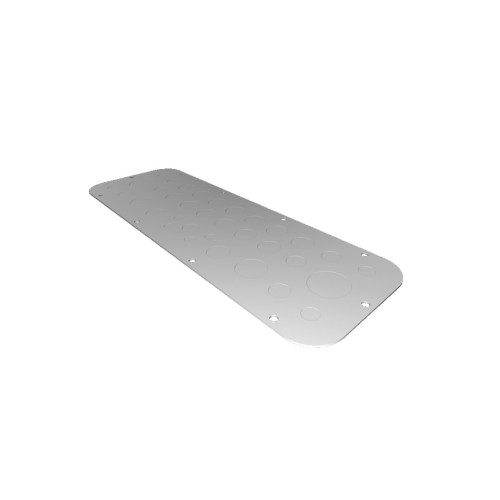 SZ Metal gland plate, for AX, with metric knockouts