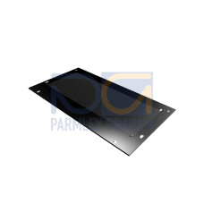 Plastic gland plate for compartment divider, Dimensions (W x D): 450 x 251 mm