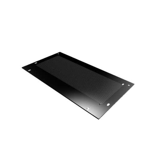 Plastic gland plate for compartment divider, Dimensions (W x D): 450 x 251 mm