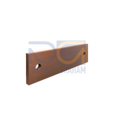 Longitudinal connector E-Cu for busbars, Cross-section E-Cu busbars: 10 x 60 mm