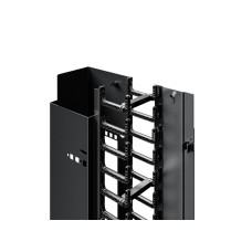 Cable duct for VX IT, TE, 47 U, RAL 9005