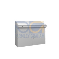 TP One-piece console, WHD1: 1200x960x400/T2: 520 mm, Sheet steel