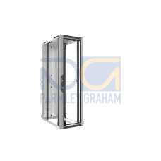 VX IT, solid, 19" mounting angles standard,RAL7035,WHD 600x2000x1000mm,42U