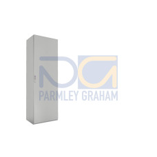 Free-standing enclosure system, 600x1800x400 mm, Sheet steel, mounting plate