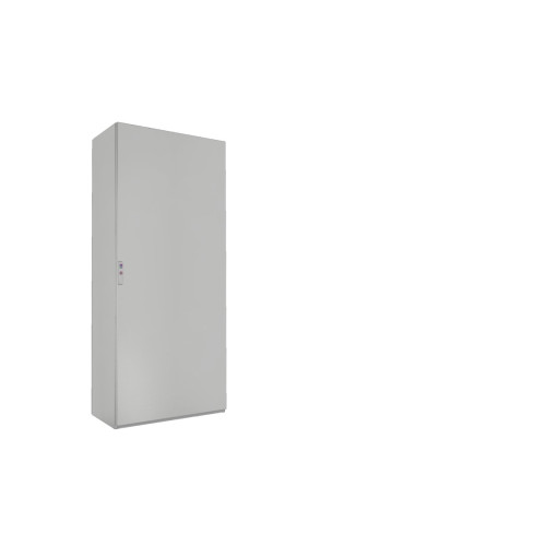 Free-standing enclosure system, 800x1800x400 mm, Sheet steel, mounting plate