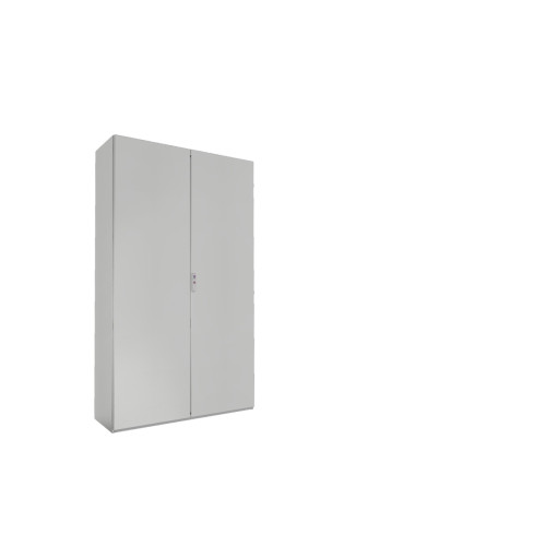 Free-standing enclosure system, 1200x2000x500 mm, Sheet steel, mounting plate