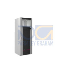 PC enclosure system, 600x1600x636 mm, Sheet steel, with keyboard drawer