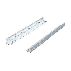 DK Slide rail, 1 U, D: 675 mm, 80 kg, static