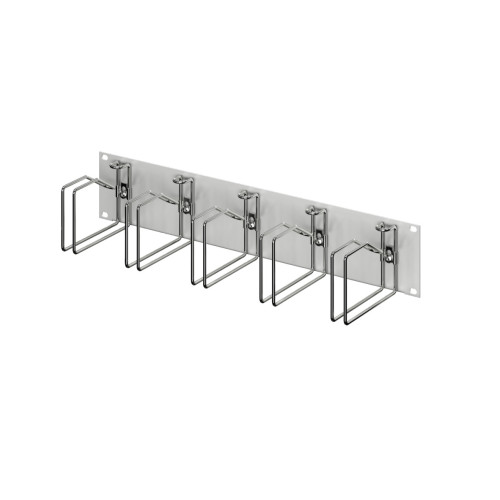 DK Cable management panel, 2 U, with cable routing bars