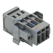 1-conductor male connector, CAGE CLAMP&reg;, 4 mm&sup2;, gray