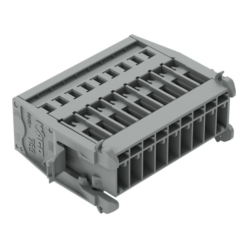 1-conductor male connector, CAGE CLAMP&reg;, 4 mm&sup2;, gray