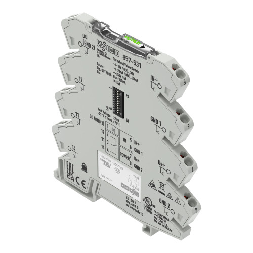 Threshold value switches, Analog values, 1 changeover contact