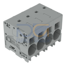 PCB terminal block, 16 mm&sup2;, Pin spacing 10 mm, red