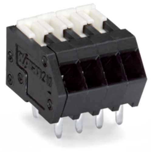 THR PCB terminal block, Locking slides, 0.5 mm&sup2;, black