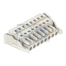 1-conductor female connector, CAGE CLAMP&reg;, 2.5 mm&sup2;, light gray