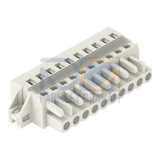 1-conductor female connector, CAGE CLAMP&reg;, 2.5 mm&sup2;, light gray