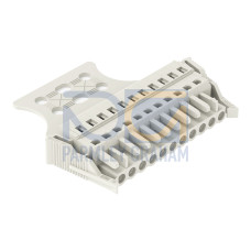1-conductor female connector, CAGE CLAMP&reg;, 2.5 mm&sup2;, light gray