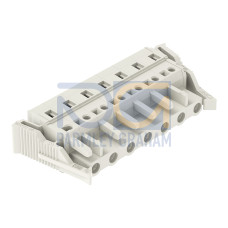 1-conductor female connector, CAGE CLAMP&reg;, 2.5 mm&sup2;, light gray