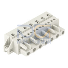 1-conductor female connector, CAGE CLAMP&reg;, 2.5 mm&sup2;, light gray