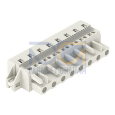 1-conductor female connector, CAGE CLAMP&reg;, 2.5 mm&sup2;, light gray