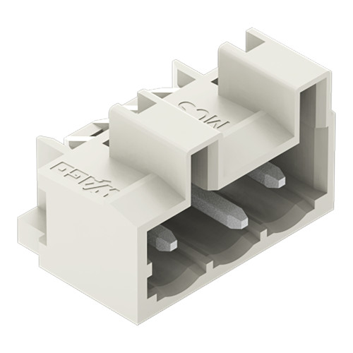 THT male header, 1.2 x 1.2 mm solder pin, angled, light gray