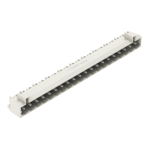 THT male header, 1.2 x 1.2 mm solder pin, angled, light gray