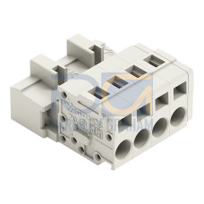 1-conductor male connector, CAGE CLAMP&reg;, 2.5 mm&sup2;, light gray