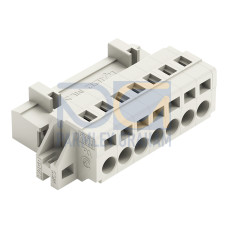 1-conductor male connector, CAGE CLAMP&reg;, 2.5 mm&sup2;, light gray