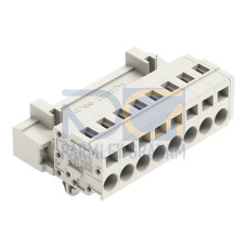 1-conductor male connector, CAGE CLAMP&reg;, 2.5 mm&sup2;, light gray