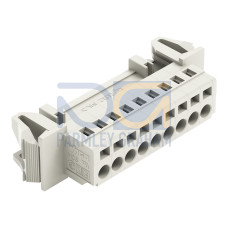 1-conductor male connector, CAGE CLAMP&reg;, 2.5 mm&sup2;, light gray
