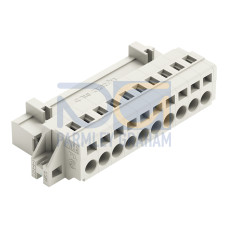 1-conductor male connector, CAGE CLAMP&reg;, 2.5 mm&sup2;, light gray
