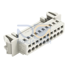 1-conductor male connector, CAGE CLAMP&reg;, 2.5 mm&sup2;, light gray