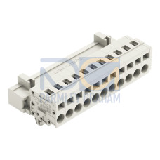 1-conductor male connector, CAGE CLAMP&reg;, 2.5 mm&sup2;, light gray