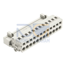 1-conductor male connector, CAGE CLAMP&reg;, 2.5 mm&sup2;, light gray