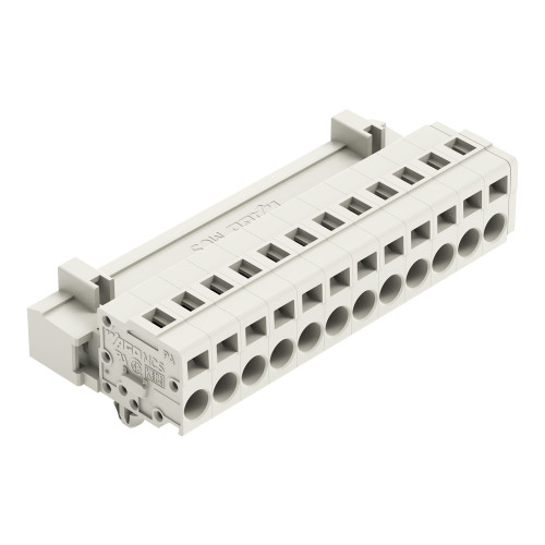 1-conductor male connector, CAGE CLAMP&reg;, 2.5 mm&sup2;, light gray